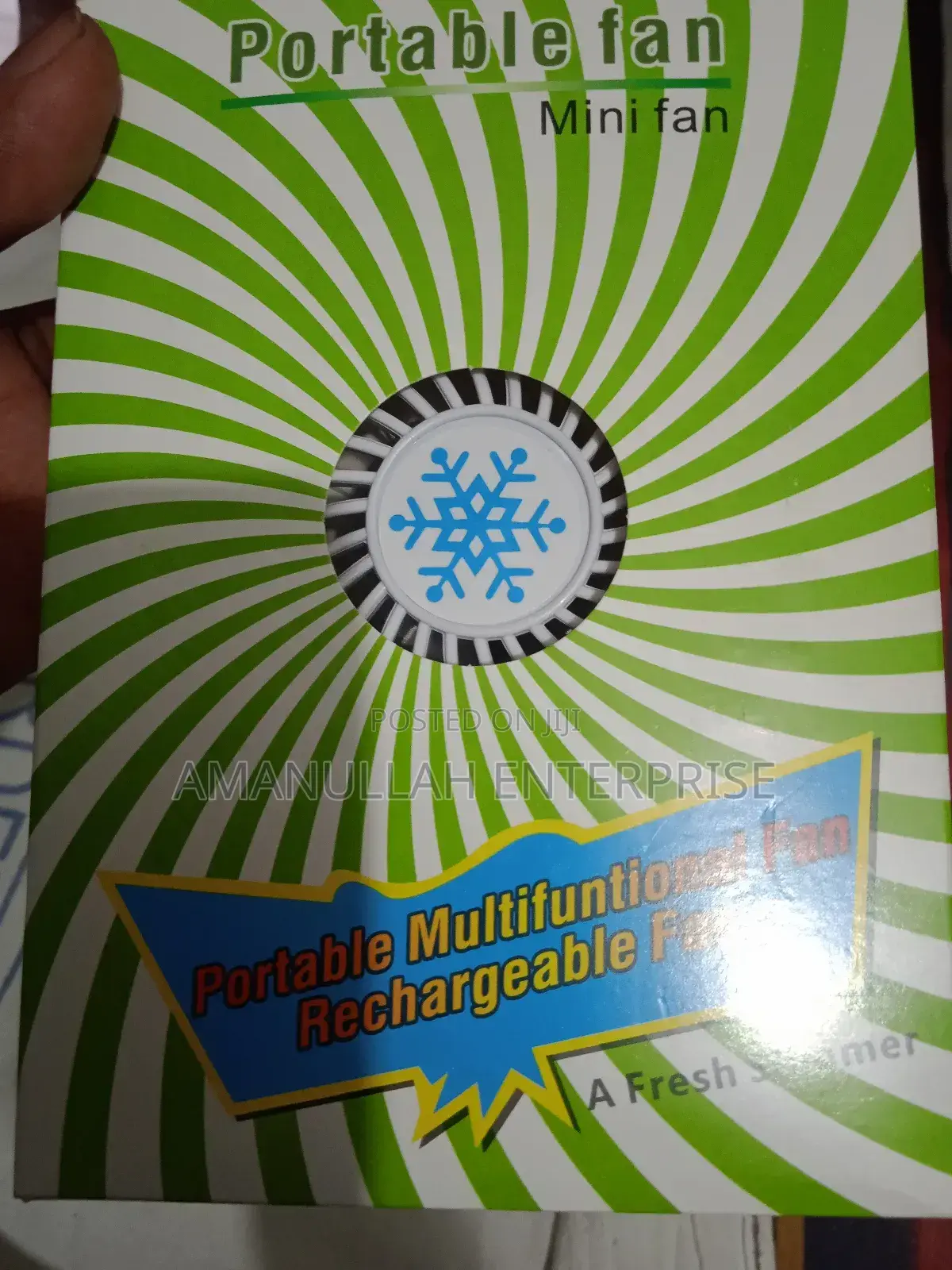 Portable Mini Handheld Fan.