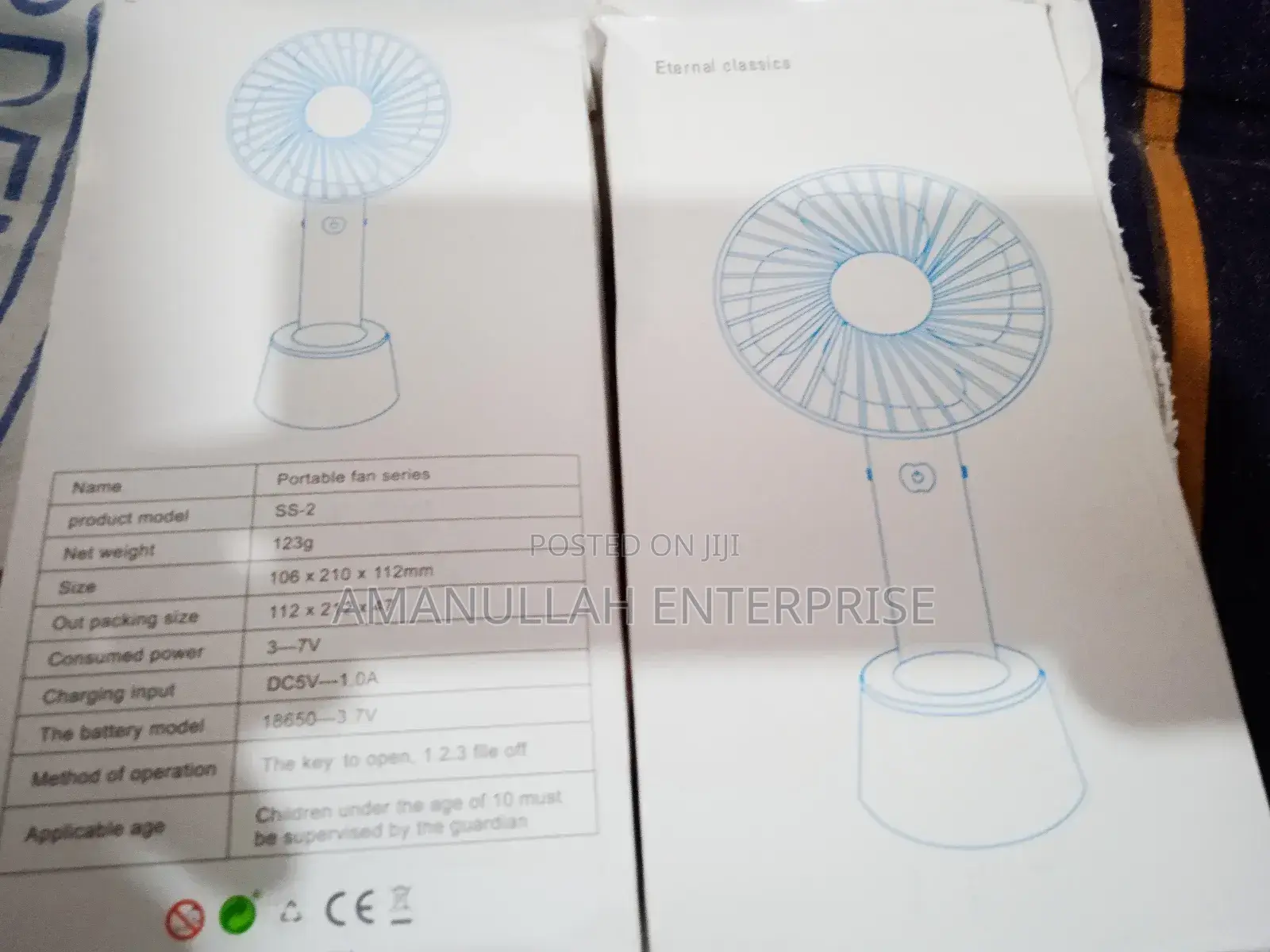 Portable Mini Handheld Fan.