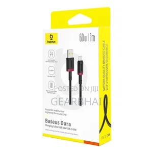 Photo - Baseus Cable Usb to Type-C 60w Dura Series Fast Charging.