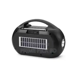 Lp V50 Wireless Bluetooth Speaker With Radio Solar Panel