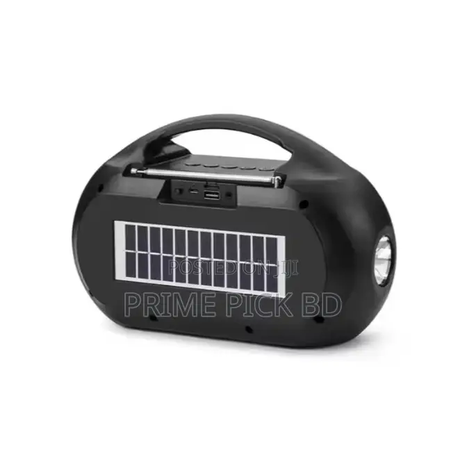 Lp V50 Wireless Bluetooth Speaker With Radio Solar Panel