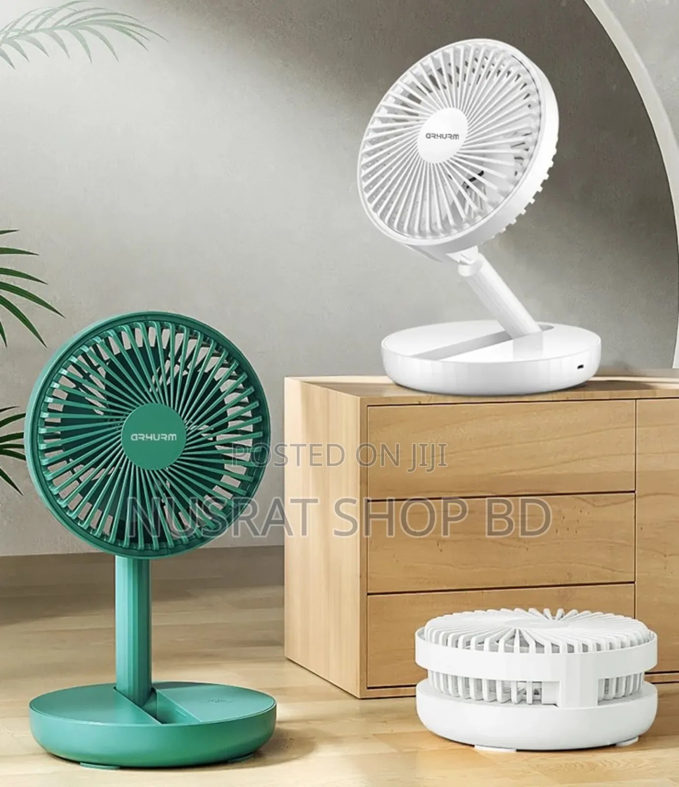 Rechargeable 5-Inches Folding Fan H