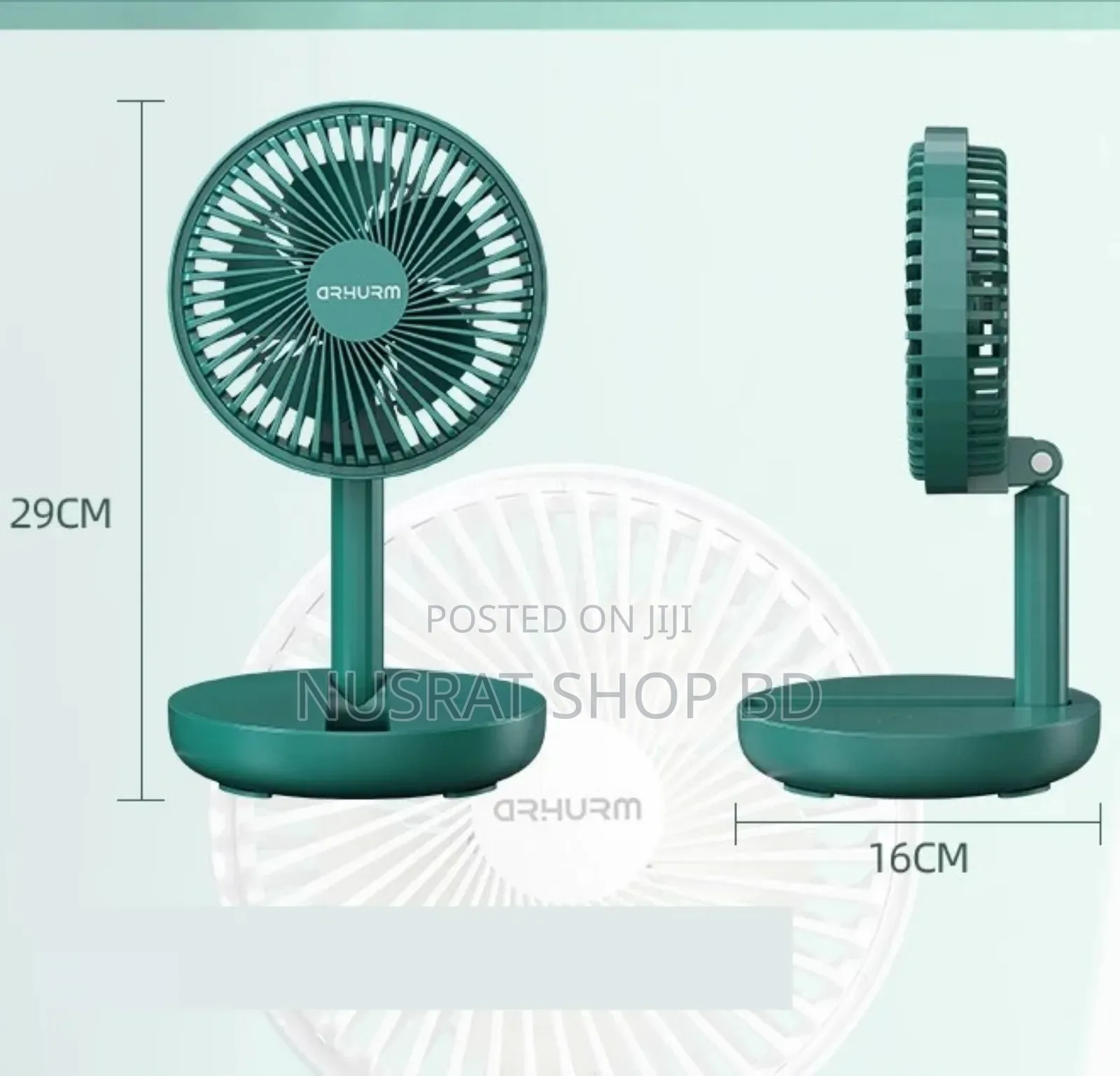 Rechargeable 5-Inches Folding Fan H