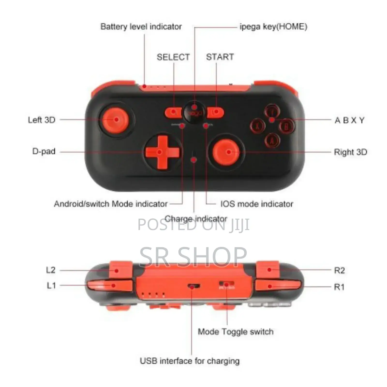 Ipega Pg-9085 Wireless Gamepad