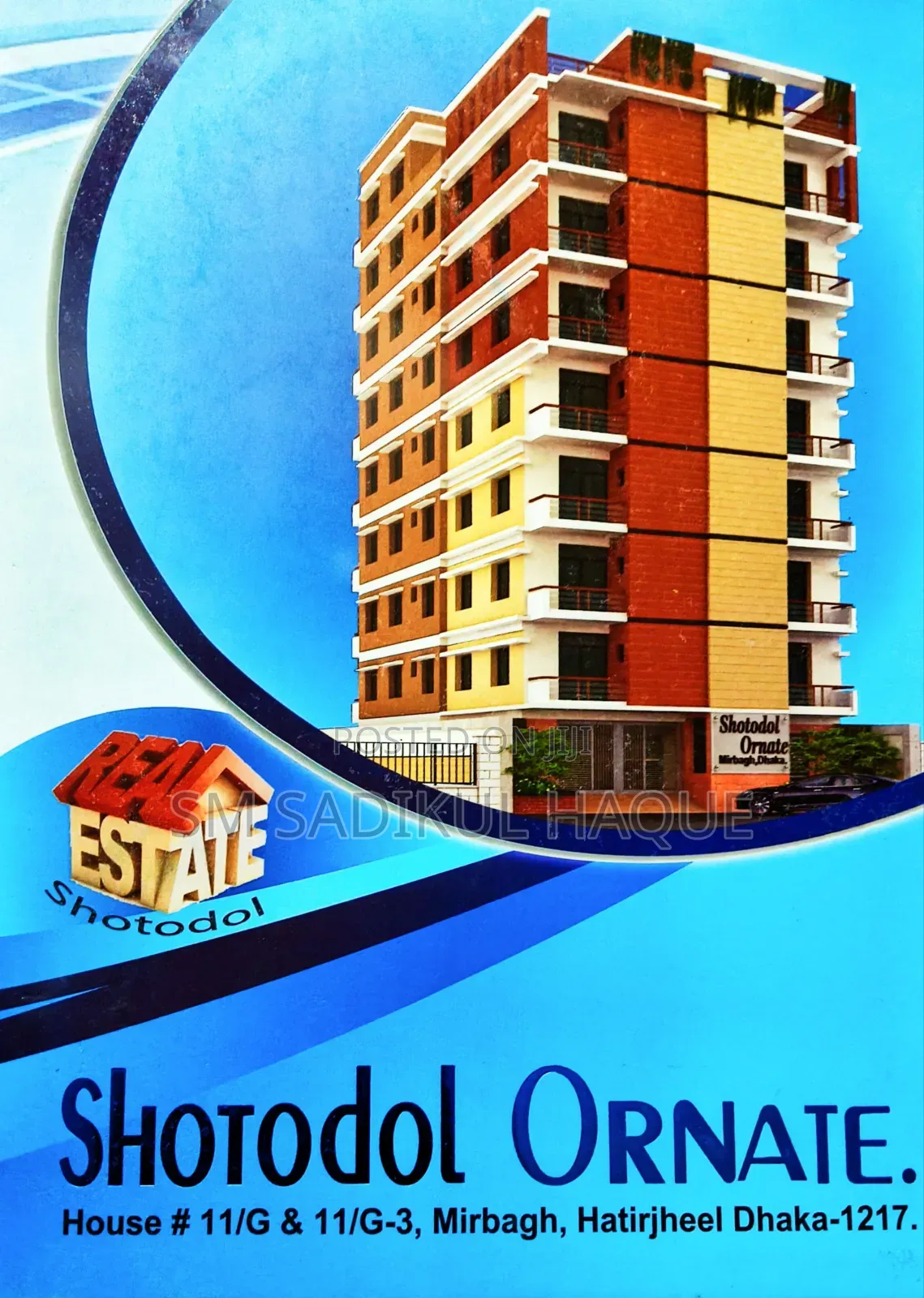 3bdrm Apartment in Shotodol Real Estate, Mogbazar for sale