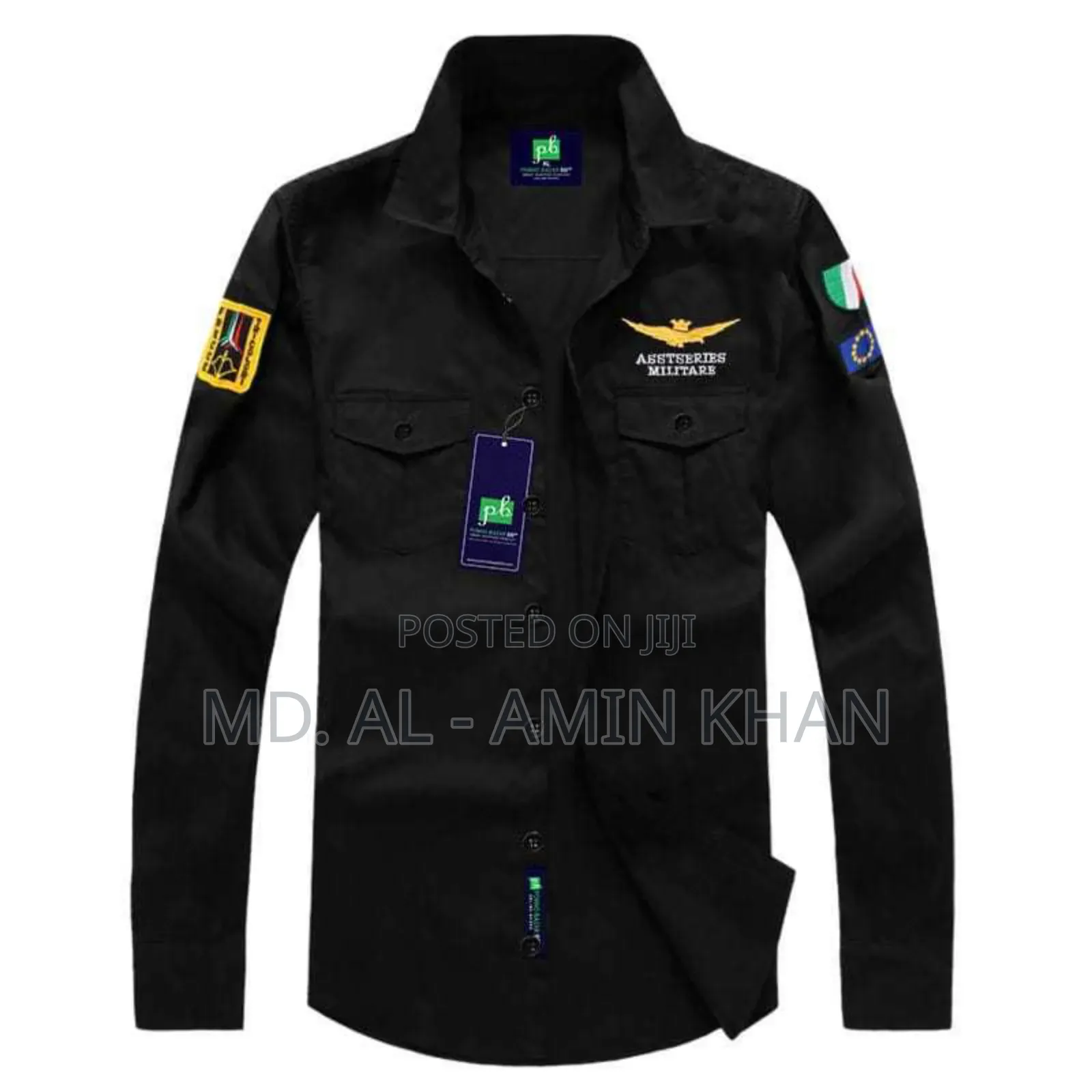 American Military Embroidery Shirt
