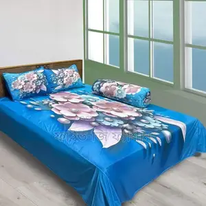Photo - Primium 3d Bedsheet Four Piece Set