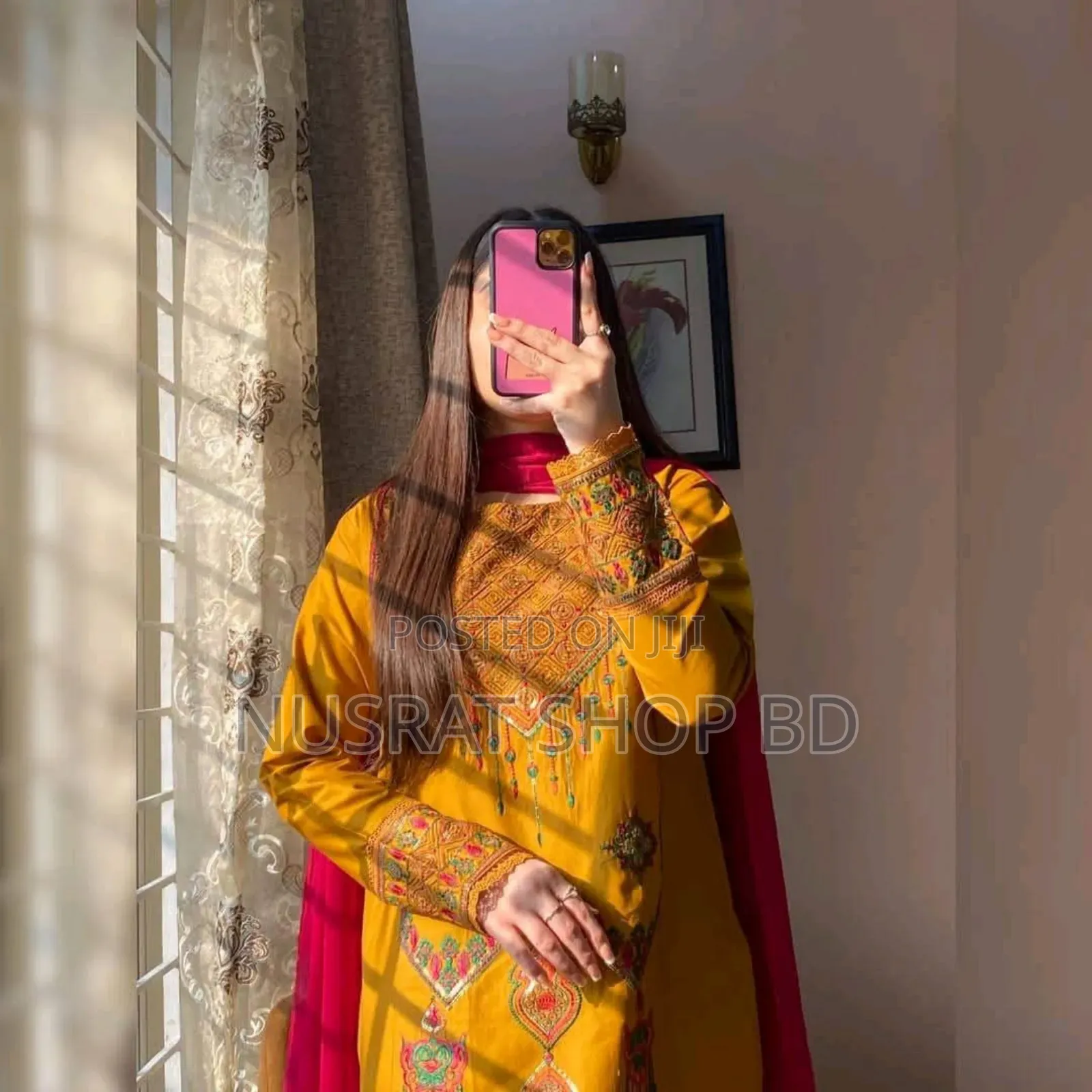 Sequence Embroidery Three Piece