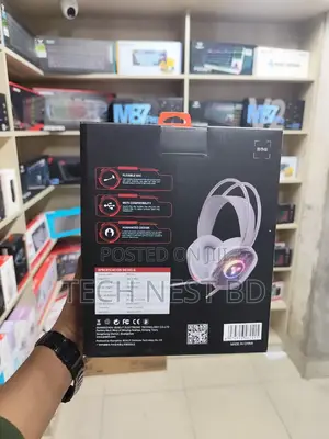 Jedel Gh580 3.5 Usb Wired RGB Gaming Headphone With Anc
