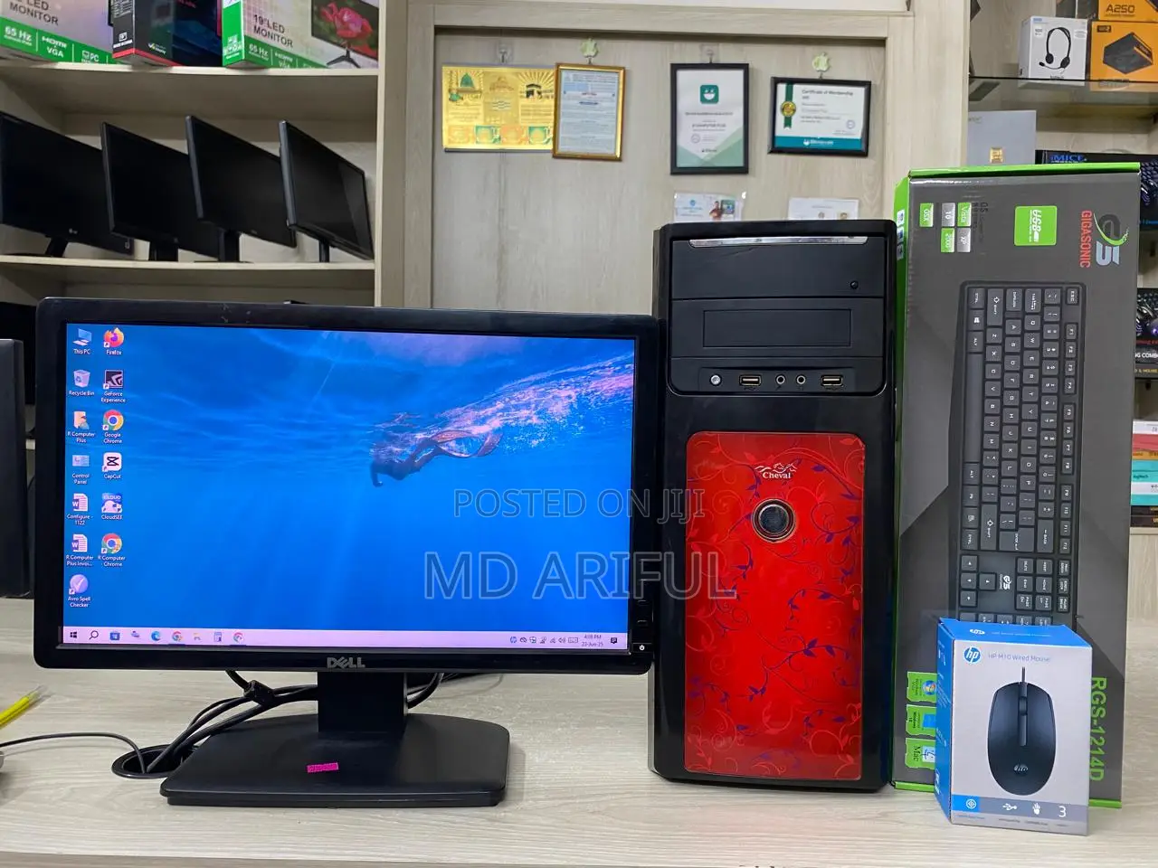 Desktop Computer 4GB Intel Core I3 SSD 128GB