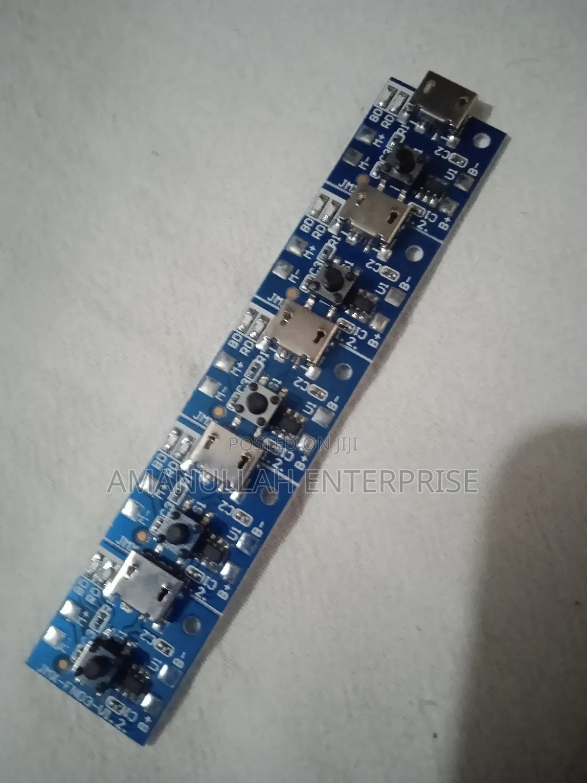 Mini Dc Rechargeable Fan Circuit Board With 3 Level Speed.