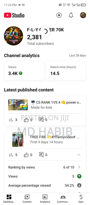 Photo - Youtube Channel Ta Sell Hobe