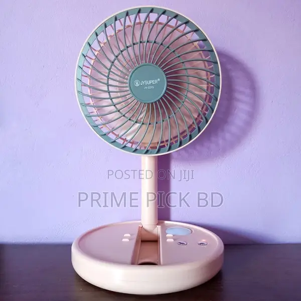 Jy-2215 Jysuper Rechargeable Mini Fan With Led Light