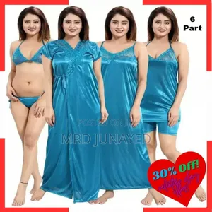 Photo - Stylish 6 Part Nighty Dress for Ladies