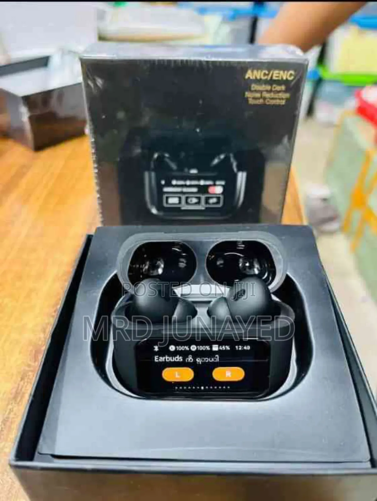 A9 Pro Anc Earbuds Touch Screen Display