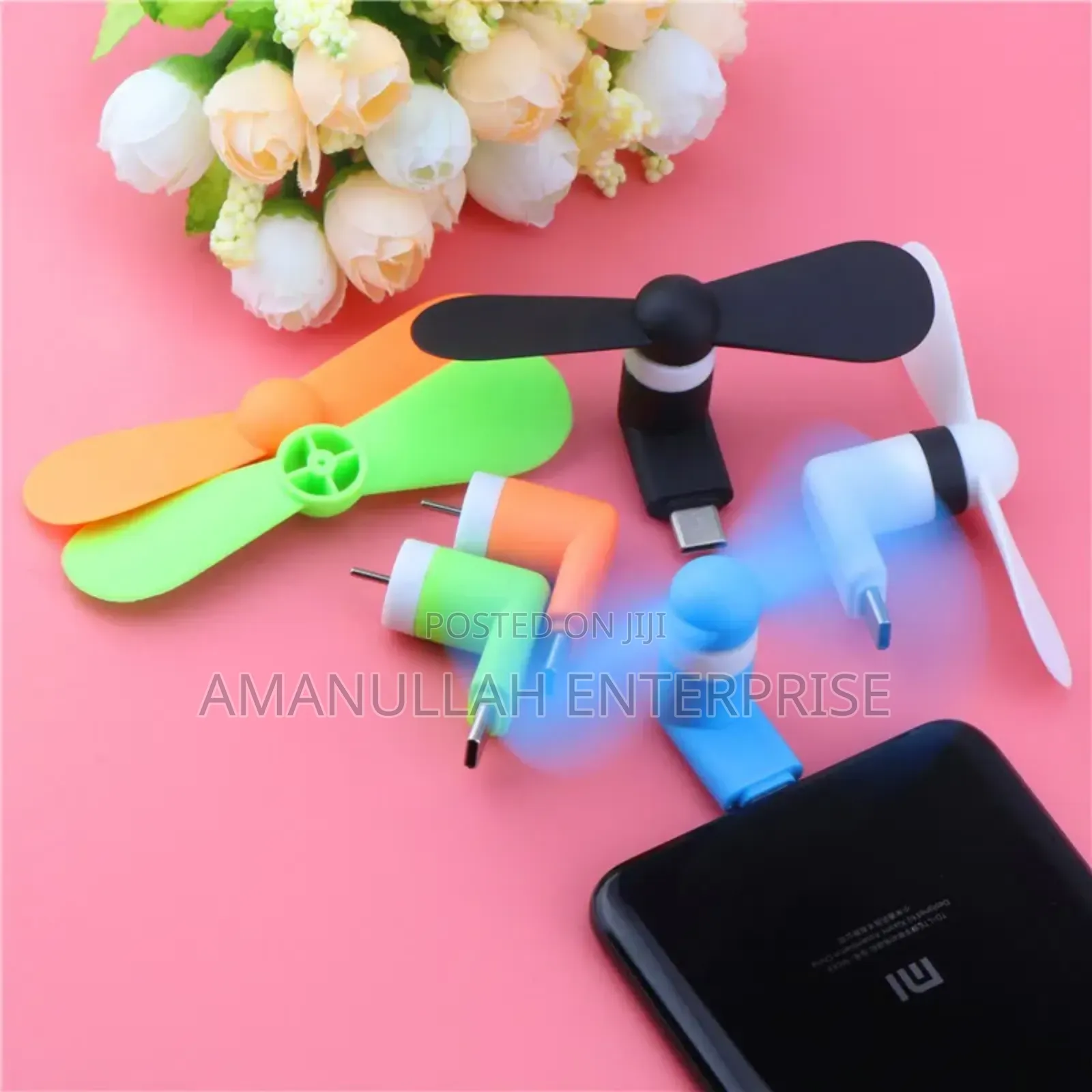 Portable Flexible Removable Mini Usb Fan Type C Mobile Fan.