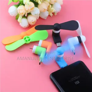 Photo - Portable Flexible Removable Mini Usb Fan Type C Mobile Fan.