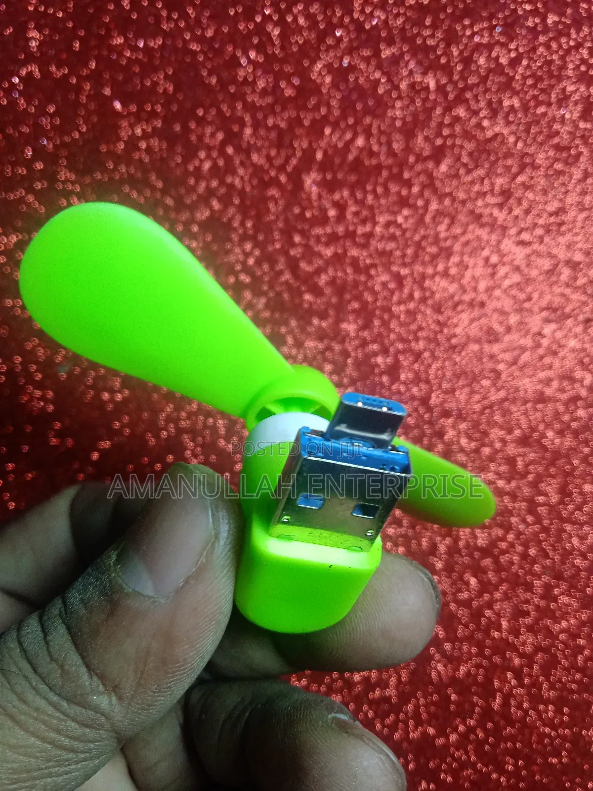 2-in-1 Mini Portable Usb and Micro Usb Mobile Phone Fan