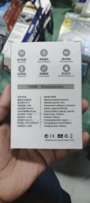 Mini 895b TWS Gaming Earbuds – Led Power Display | Blue