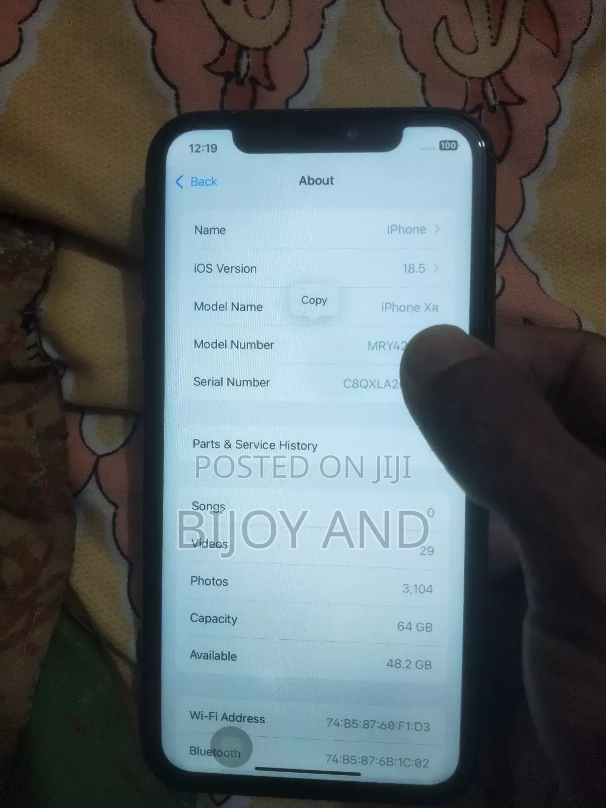 Apple iPhone XR 64 GB Black