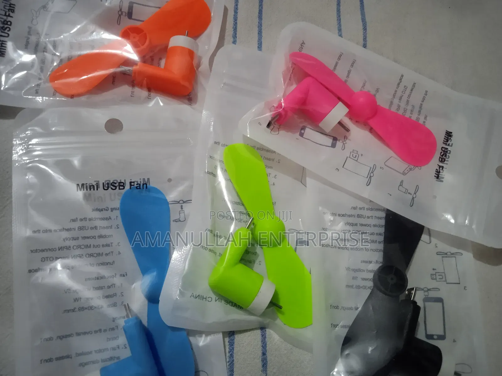 Portable Type B Otg Fan.