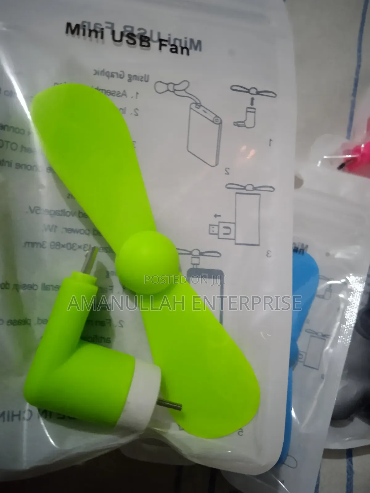 Portable Type B Otg Fan.