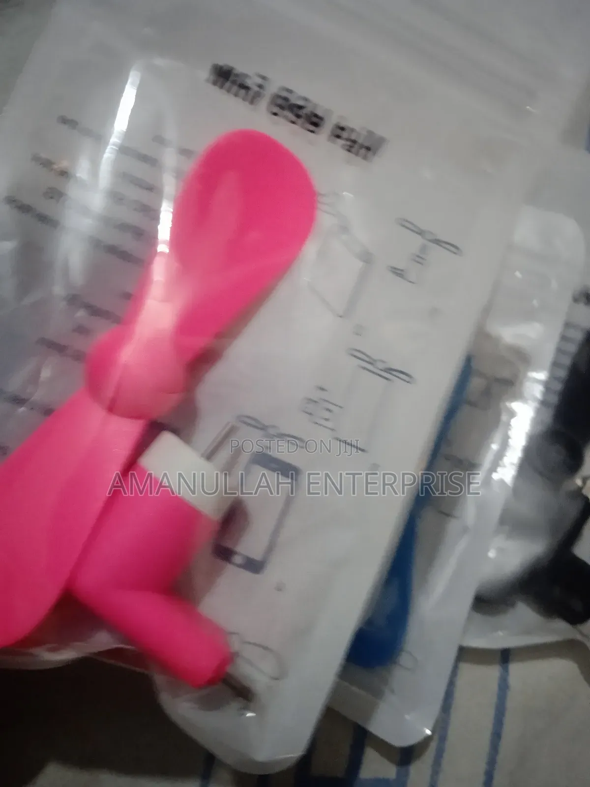 Portable Type B Otg Fan.