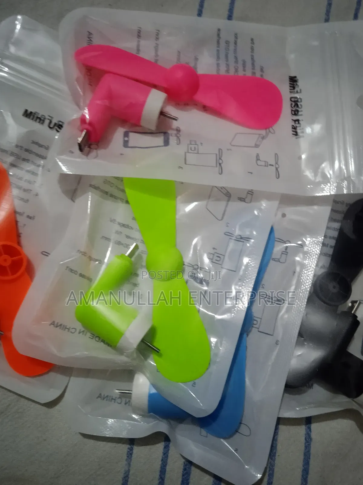 Portable Type B Otg Fan.