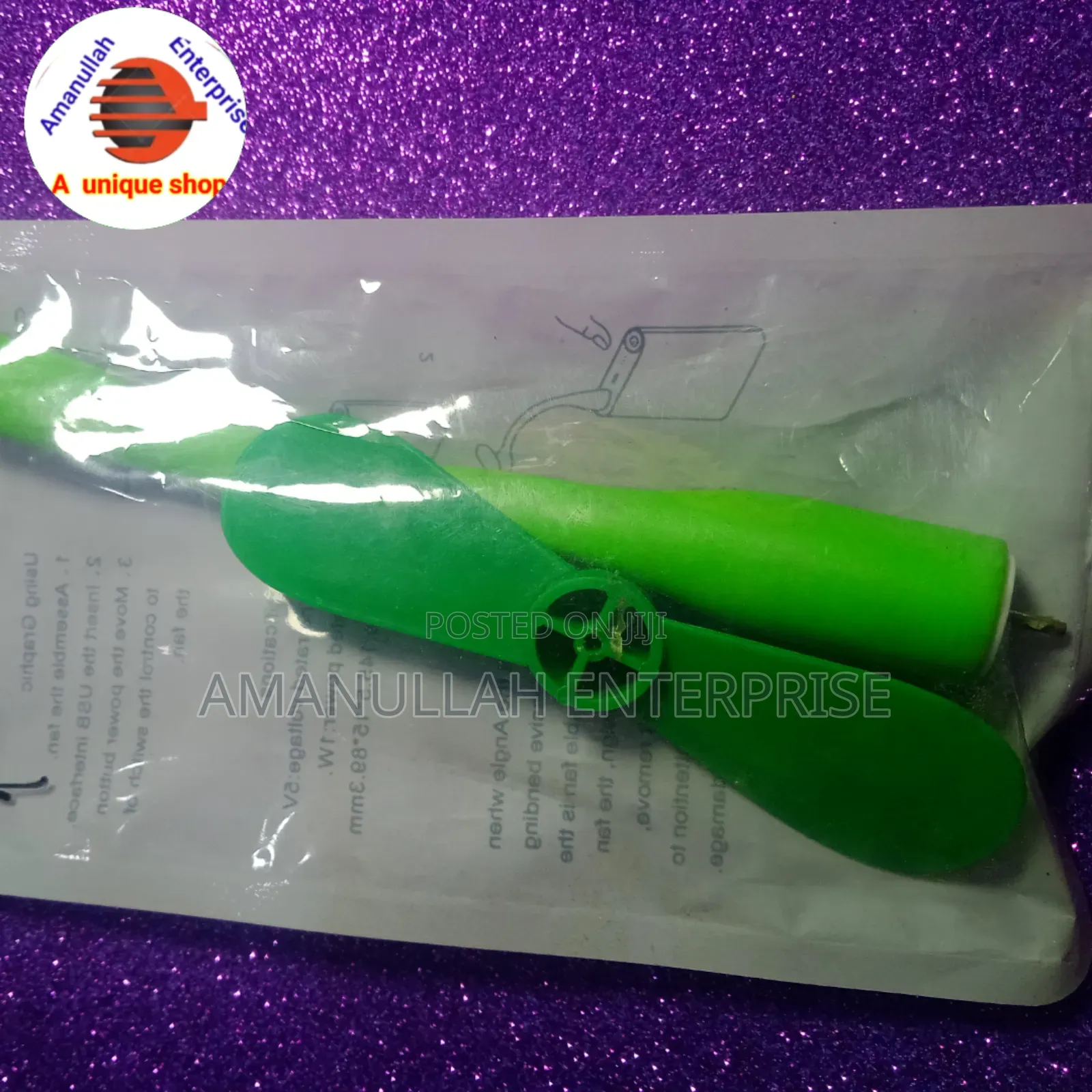 Portable Type B Otg Fan.