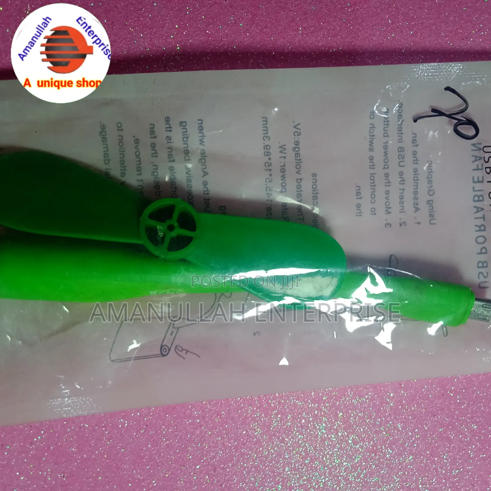 Portable Type B Otg Fan.