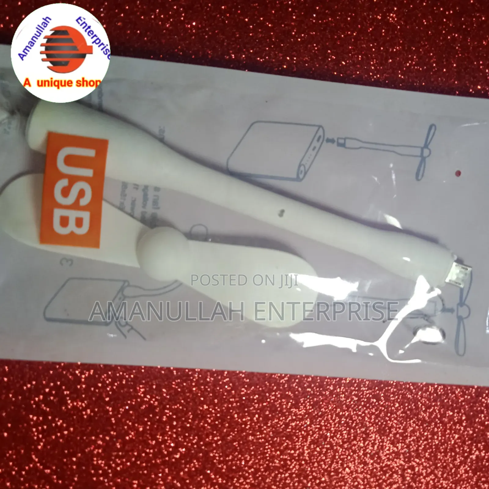 Portable Type B Otg Fan.