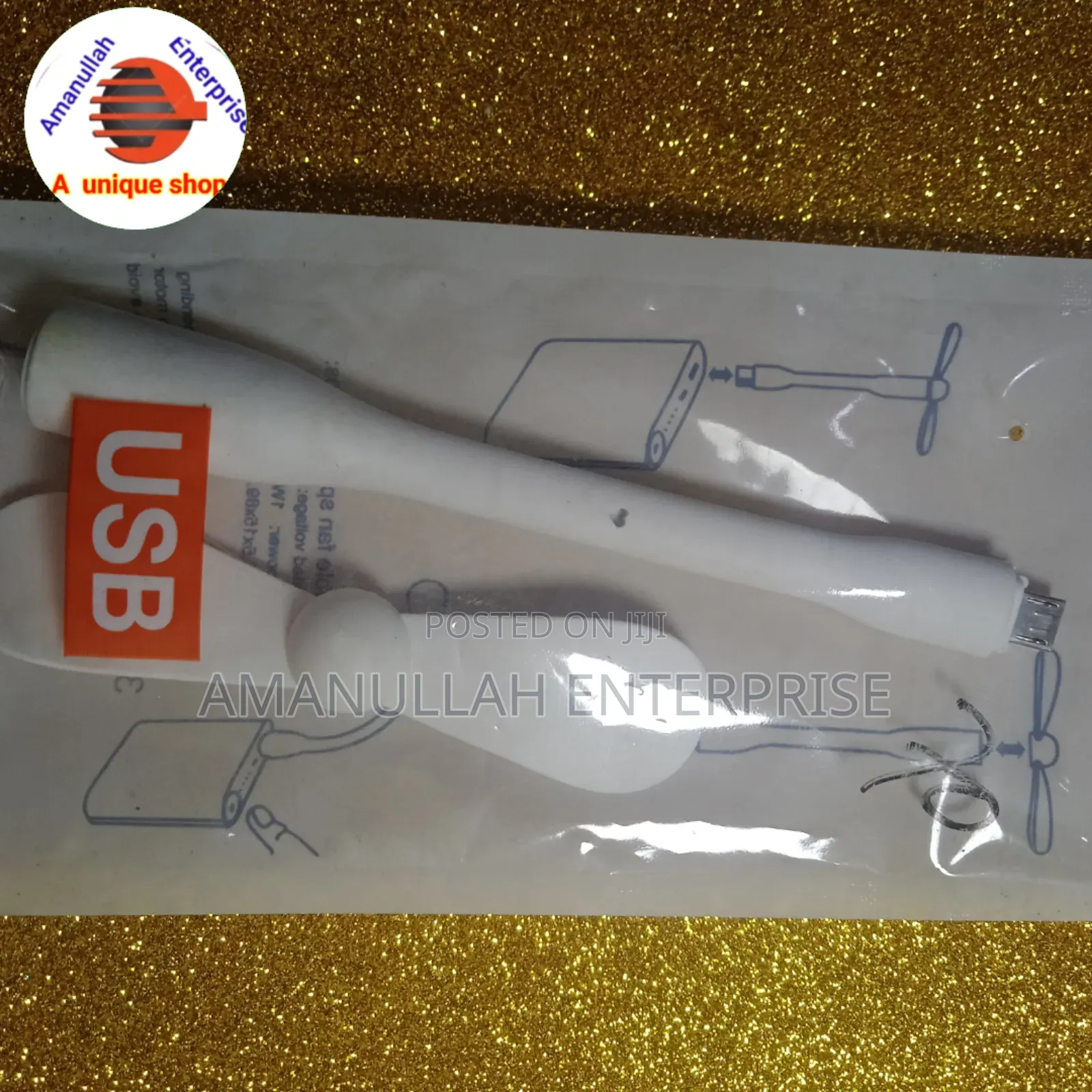 Portable Type B Otg Fan.