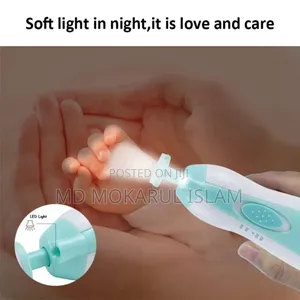 Baby Nail Trimmer Set With Led Light