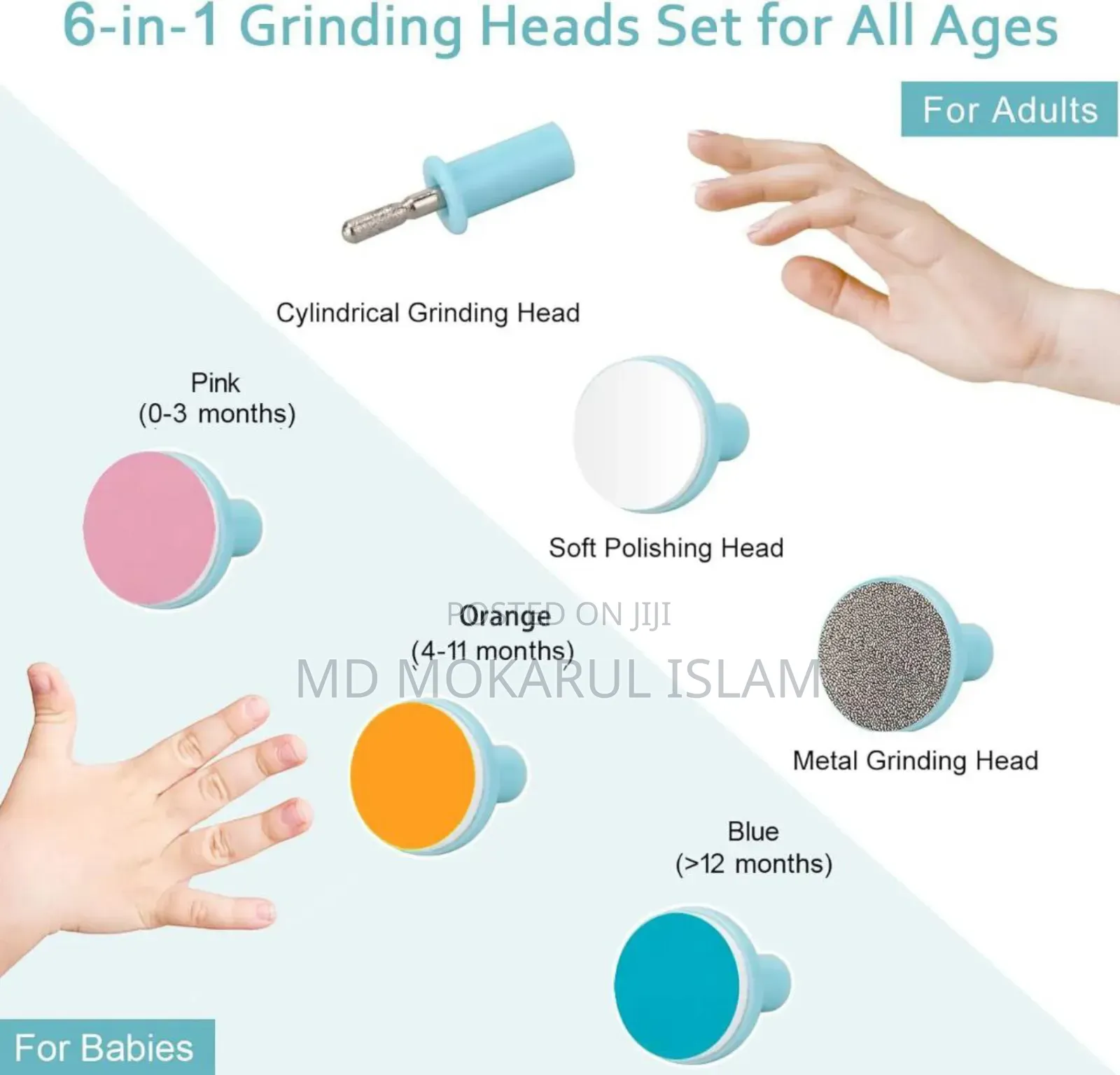 Baby Nail Trimmer Set With Led Light