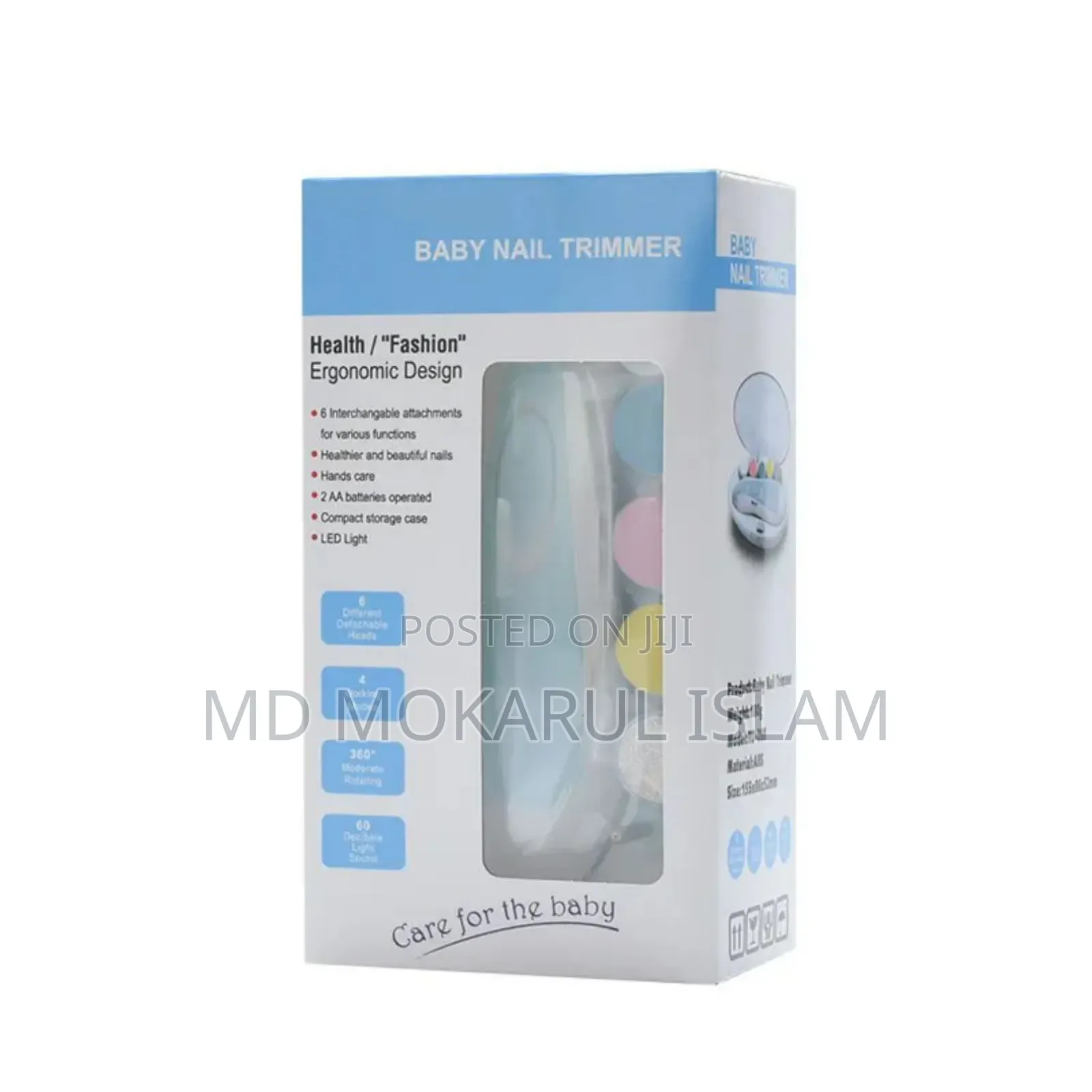 Baby Nail Trimmer Set With Led Light