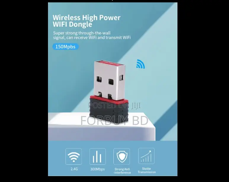 Mini Usb Wifi Adapter Dongle for Pc/Laptop (44)