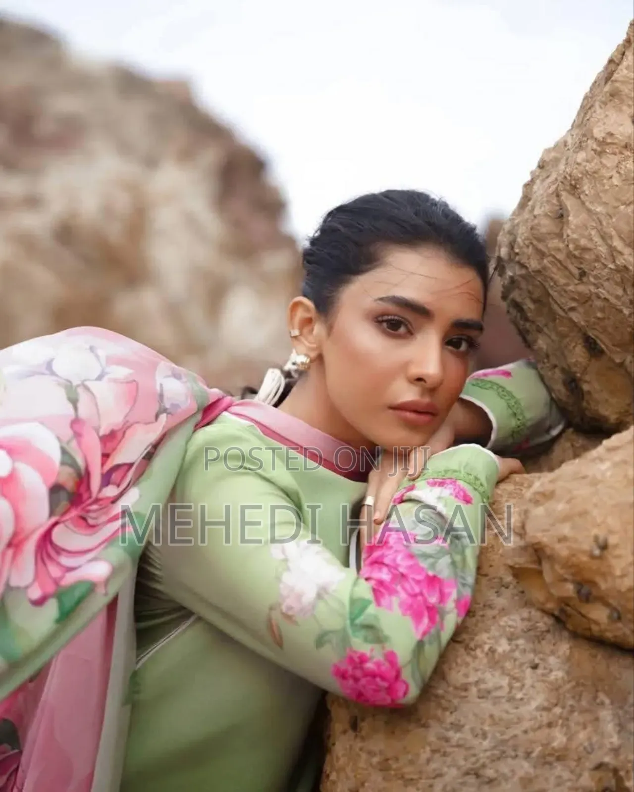 Digital Print Cotton Three Piece