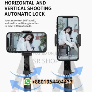 Q08 Gimbal Bluetooth Remote Control Tripod Selfie Stick