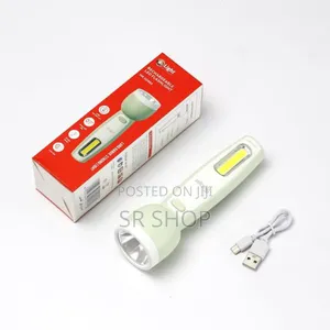 Mr. Light Rechargeable Led Flashlight With Emergency Lamp
