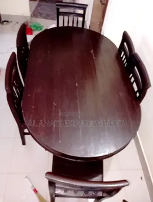 Photo - Segun Wood Dining Table(6 Persons) With 6 Dining Chairs