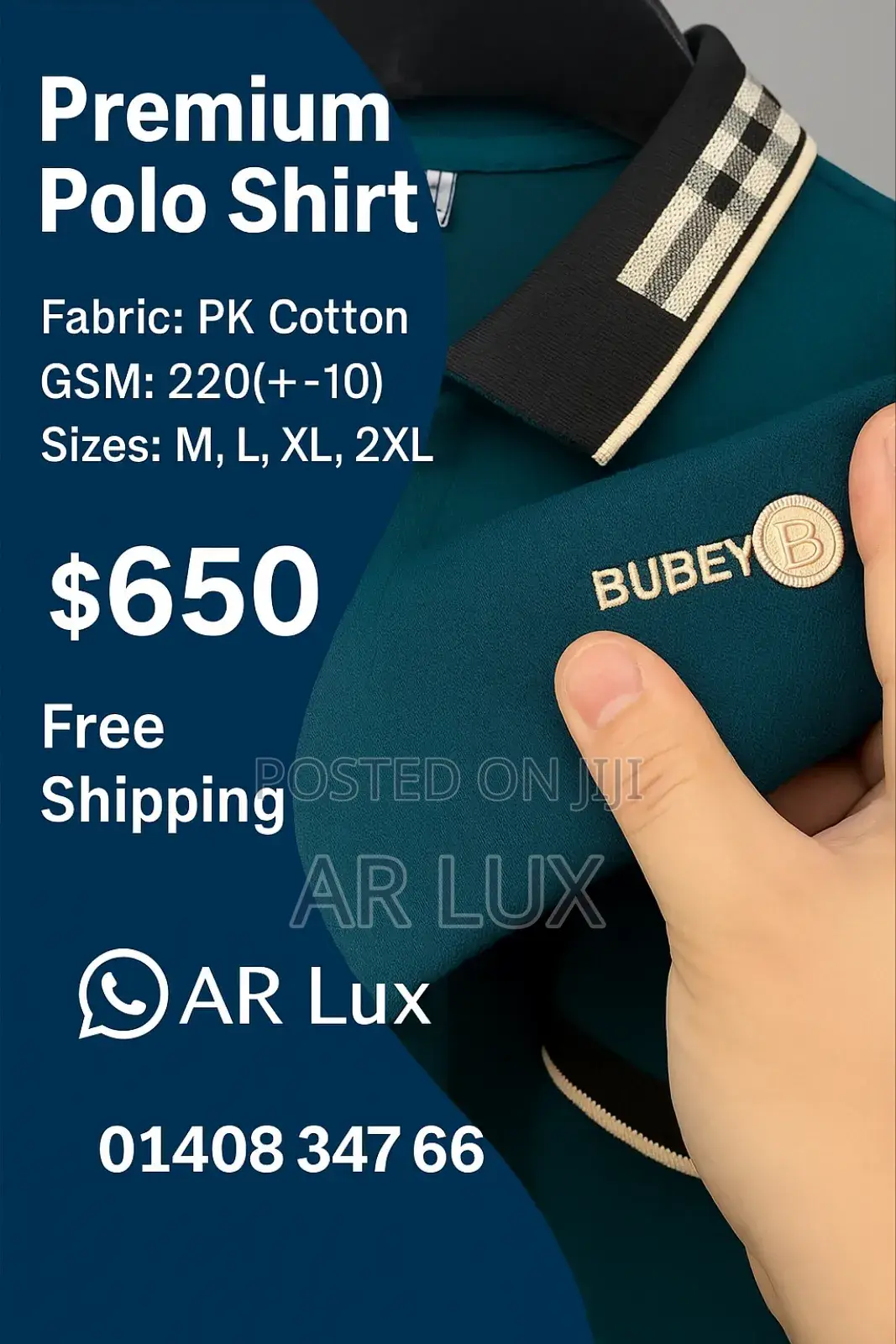 Premium Polo Shirt – Be Smart, Stay Stylish