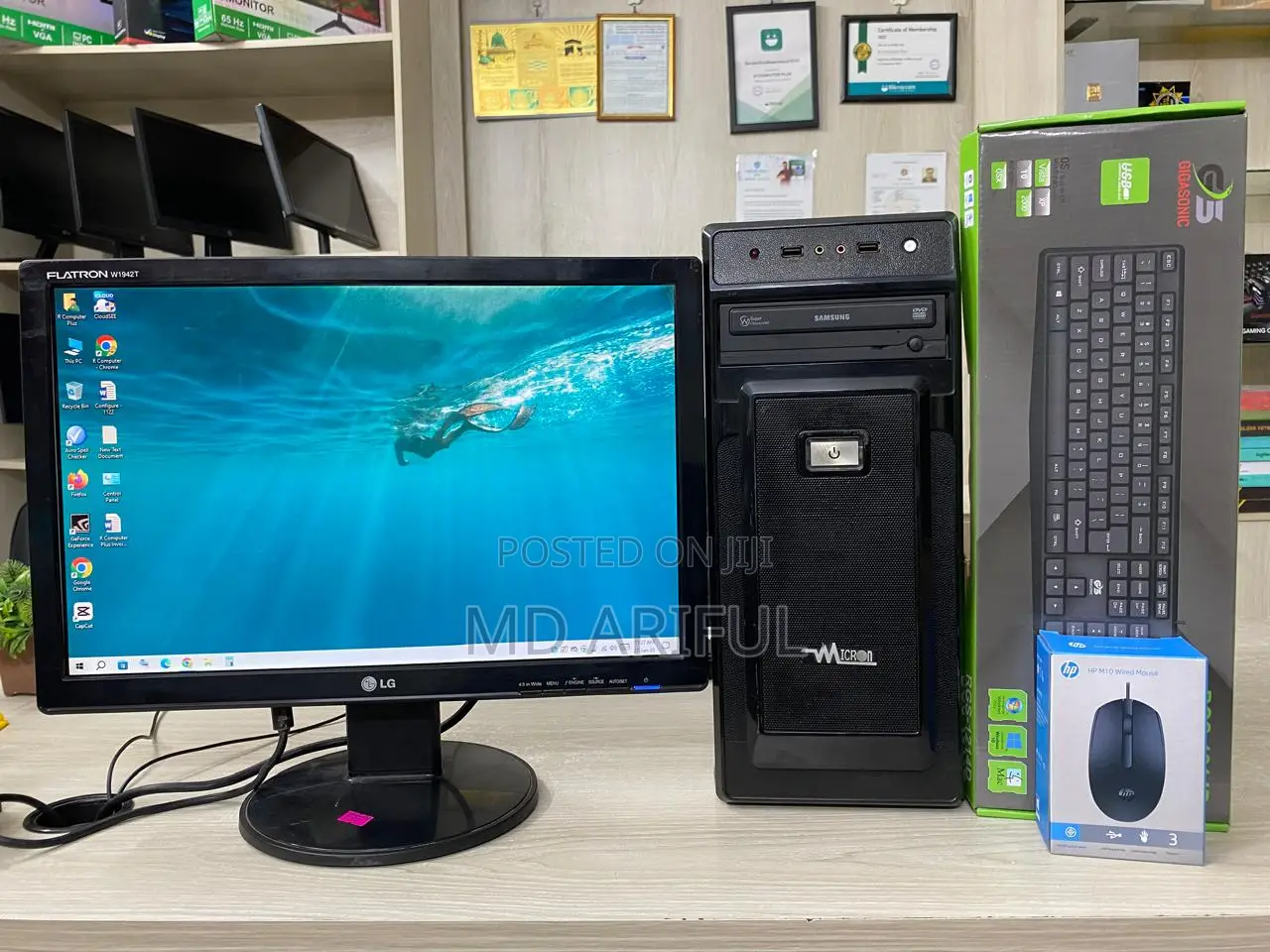 Desktop Computer 4GB Intel Core I5 HDD 500GB