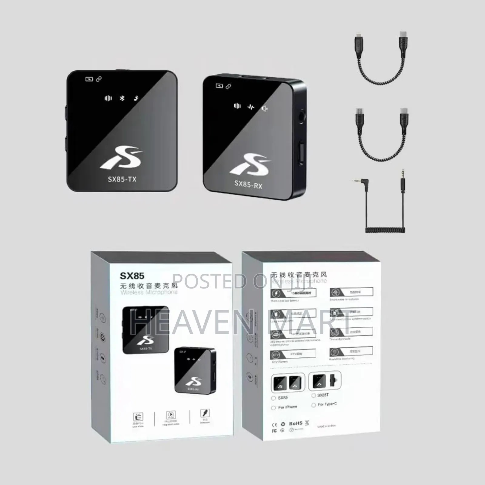 Sx85 Dual Wireless Microphone