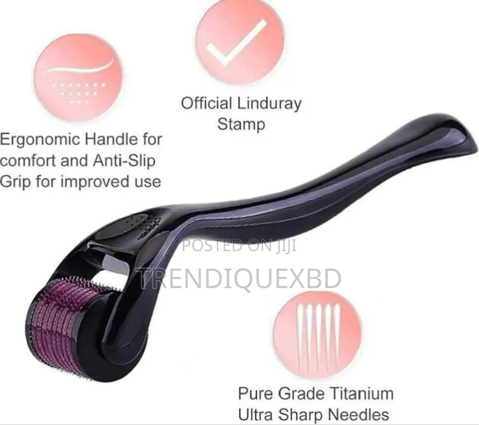 Derma Roller 0.5mm For Face Hair Microneedling Skin Hair