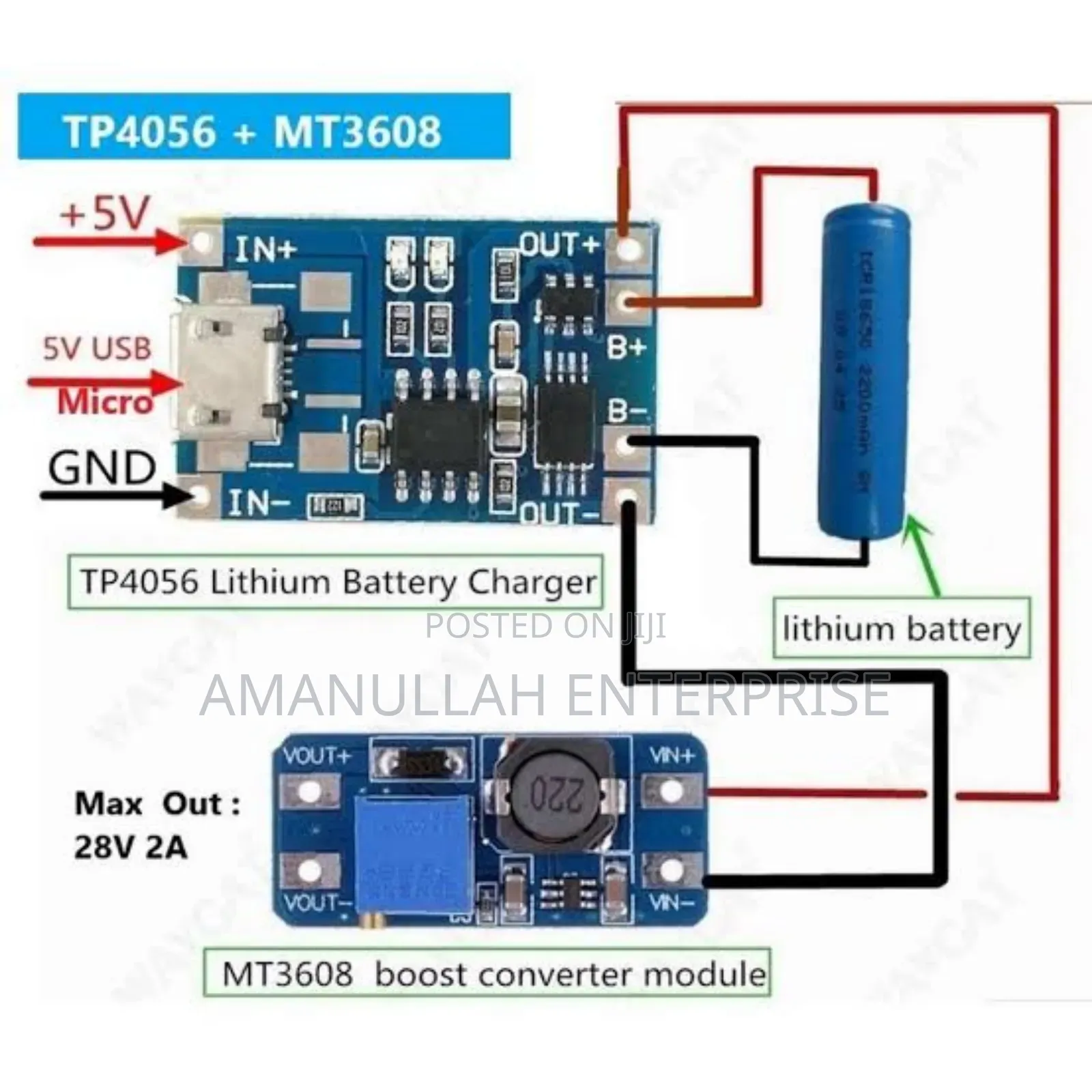 Xl6009 Dc-Dc Step-Up Boost Converter Module.