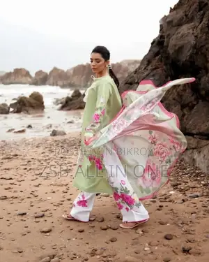 ডিজিটাল প্রিন্ট থ্রি পিস গার্লস ফ্যাশন