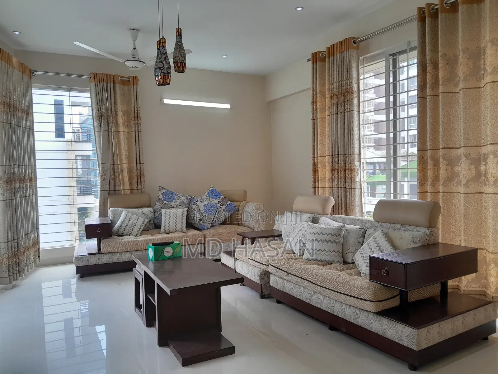 Furnished 3bdrm Apartment in Furnished Flat Rent for rent