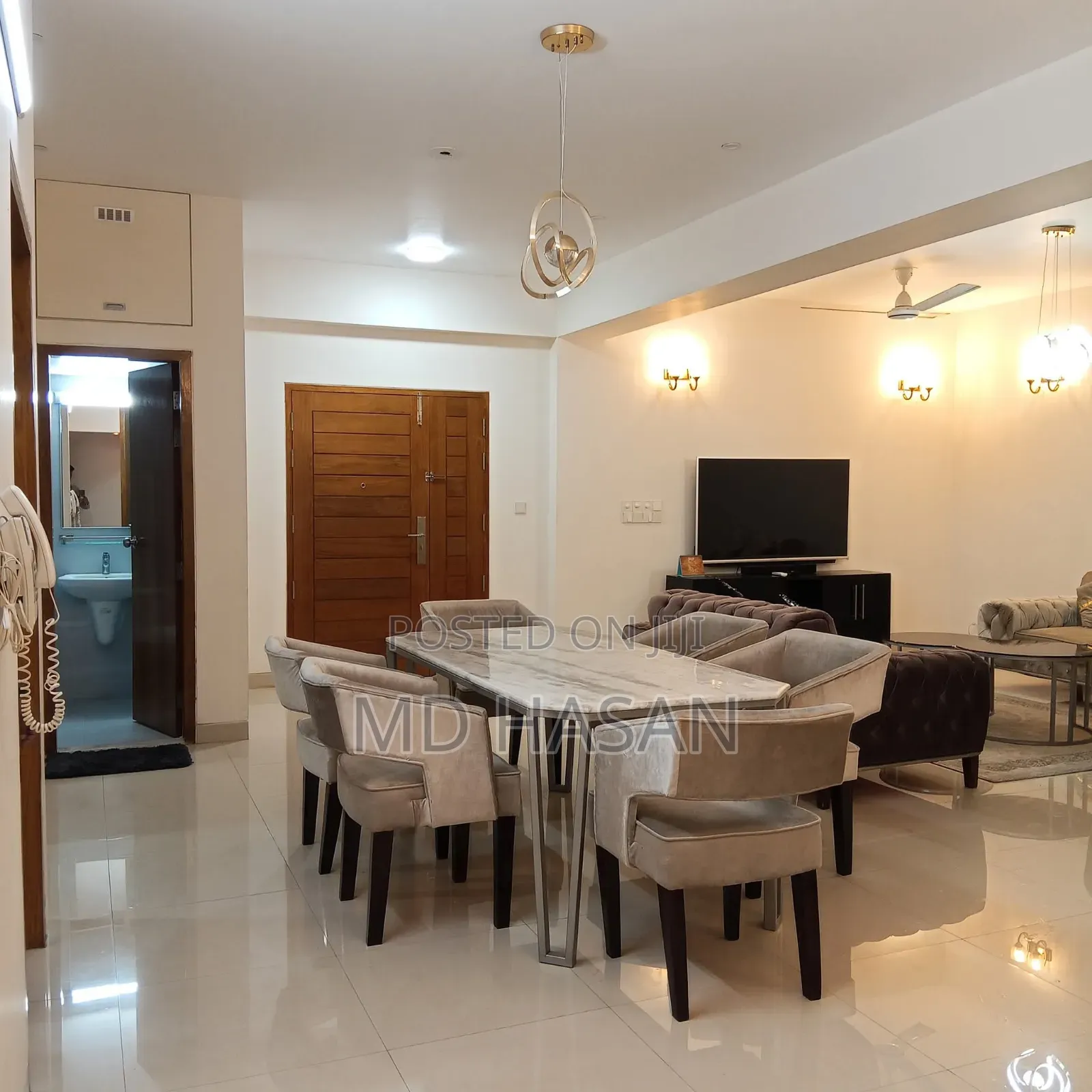 Furnished 3bdrm Apartment in Furnished Flat Rent for rent