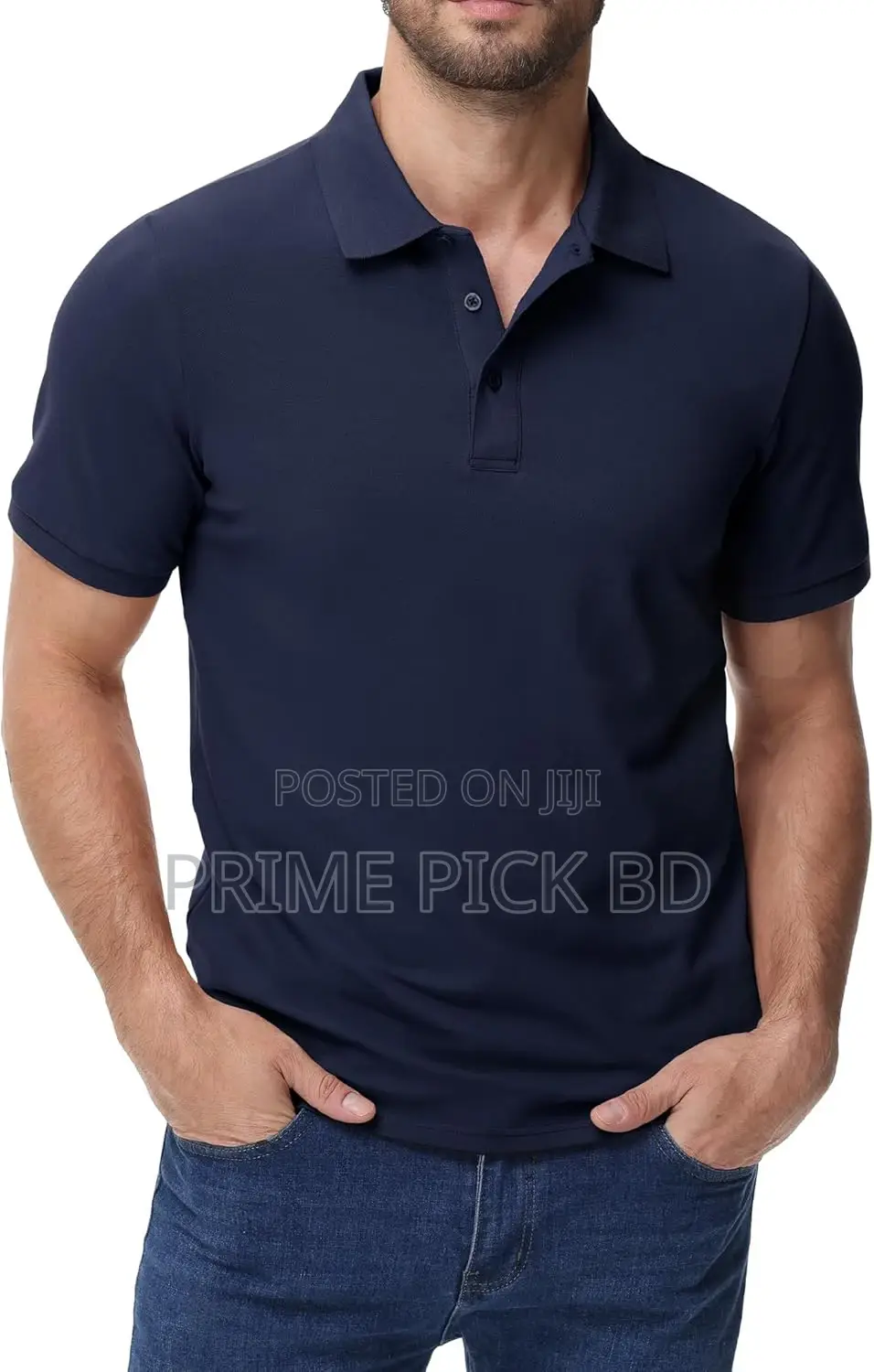 Formal Solid Polo Shirt – Premium Cotton | Export Quality