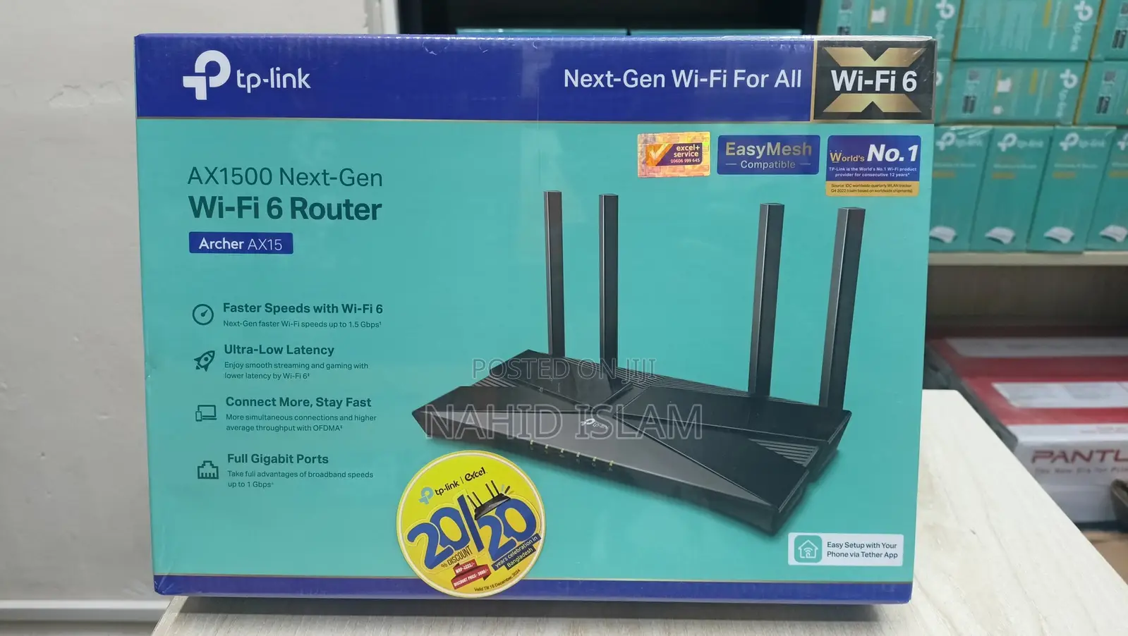 Tp Link Archer Ax15 New Ax1500 Wi-Fi 6 Router